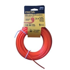 Nylon 2,4 mm 12 mts Perfil Redondo PRETUL