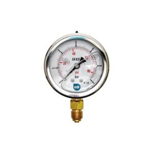 MANOMETRO GLICERINA 0 – 4 BAR 63MM INOX EDR