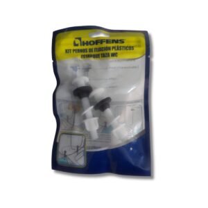 KIT – PERNOS PLASTICOS DE FIJACION ESTANQUE TAZA WC HOFFENS