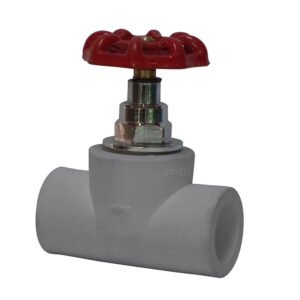 LLAVE PPR PASO METALICA MANILLA ROJA 32 MM HOFFENS