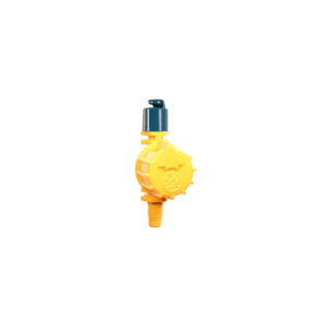 Microjet Antelco 180° c/valv. Regulador de caudal base amarilla cabeza azul