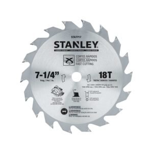 DISCO SIERRA 7-1/4″ 18 dientes eje 5/8″ STANLEY