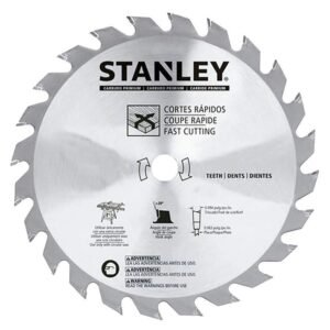 DISCO SIERRA 7-1/4″ 40 dientes eje 5/8″ STANLEY