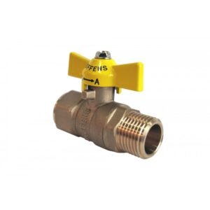 LLAVE DE GAS HI-HE 1/2″ MANILLA MARIPOSA HOFFENS