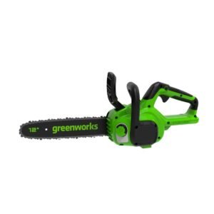 MOTOSIERRA A LITIO GREENWORKS 12″ INCLUYE KIT CON 1 BATERIA  1 CARGADOR