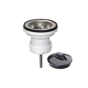 DESAGUE LAVATORIO 1 1/4 CON REJILLA INOXIDABLE CON TAPON HOFFENS