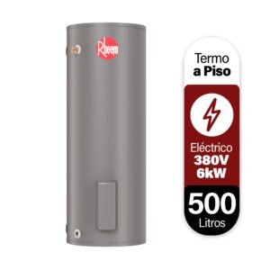 TERMO ELECTRICO DE PISO RHEEM 500 LITROS 380V, RESISTENCIA 6 KW