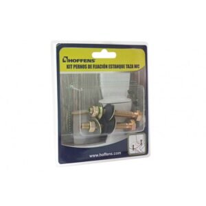 KIT PERNOS DE FIJACIÓN ESTANQUE TAZA WC BLISTER HOFFENS