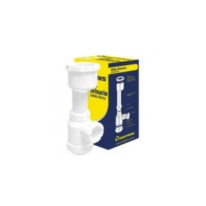 SIFON URINARIO CONEXION CON GOMA AJUSTABLE, SALIDA RECTA 40 MM HOFFENS